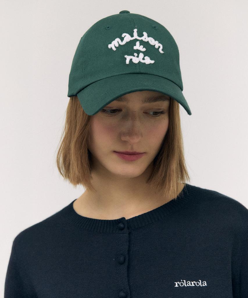 ROLAROLA Maison De Rola Ball Cap Deep Green