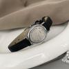 Korean-Style Vintage And Elegant Versatile Oval Dial Women'S Quartz Watch, Fashionable Quartz Wristwatch, Women'S Accessory.