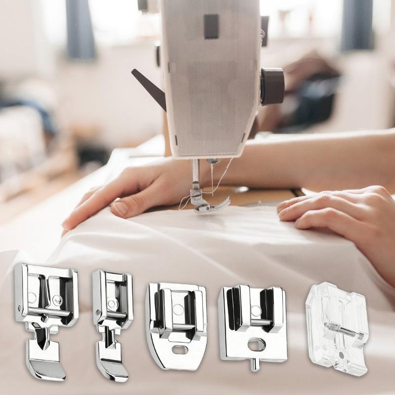 Extended Presser Foot for Flatbed Sewing Machines Sturdy Alloy Construction Smooth Cloth Feeding