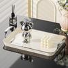 Yicang Transparent Grey Water Ripple Serving Tray