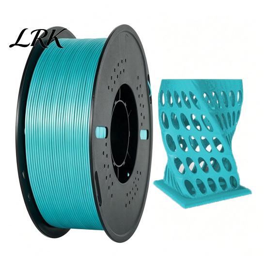 1.75mm PLA Filament Silk 3D Printer Filament, 1kg Spool for FDM Accessory Printers, Shiny Metallic DIY Ornaments and Models Printing Material