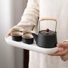Kung Fu Tea Set Household Living Room Complete Set Of Travel Equipment Simple Office Tea Making Teapot Teacup Tea Tray