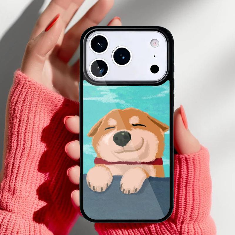 Shiba Inu Cute Cartoon Art Phone Case for iPhone 17 Air 16e 15 14 13 Pro Max Back Cover for 12 11 Pro Coque