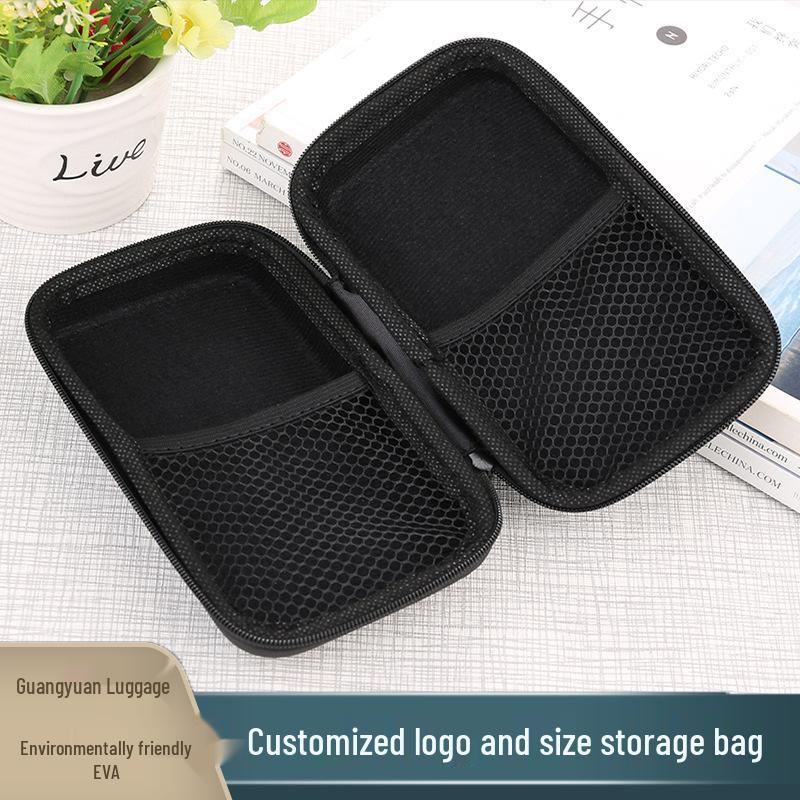 Zippered EVA Storage Bag for Power Banks, Earphones, Cables, Hard Drives, and Phones