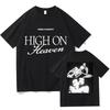 2026 Nessa Barrett Camiseta High on Heaven Algodón Puro Moda Clásico Estético Alta Calidad Fans Tops Camisetas Gráfico Manga Corta