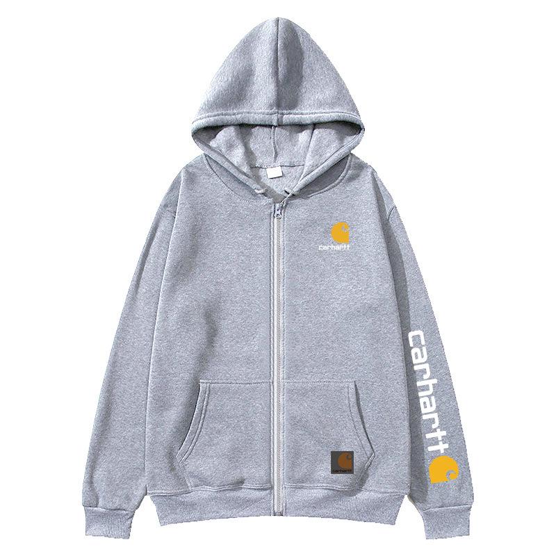 Carhartt Print Reißverschluss Hoodie für Damen & Herren: Trendige Herbst-/Winter-Oberbekleidung