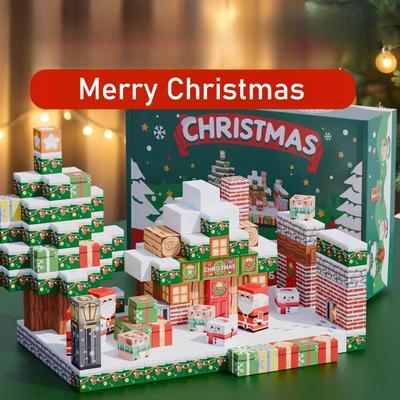Conjunto de Natal STEM Blocos de Construção Brinquedos Magnéticos Mine World Tijolos Cubo Ímã Magma DIY Brinquedo Educativo Infantil