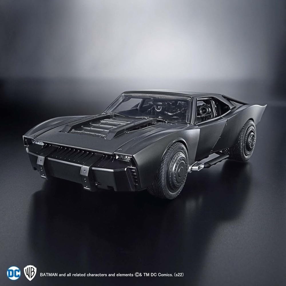 Bandai Spirits 1/35 Scale Batmobile The Batman Version Color-Coded Plastic Model Kit