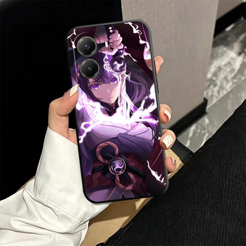 Genshin Impact Raiden Shogun Soft Phone Case for Xiaomi Poco X5 X6 X7 X8 Pro Max X3 F7 F8 Ultra M8 M7 M6 M5 Redmi 15 15C 14C 13C