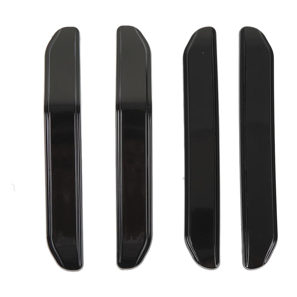 4 ST Dörrkantsskydd Skydd Krocktålig Bildörrhörn List Ersättning För Tesla Model 3 2018 till 2023 Svart
