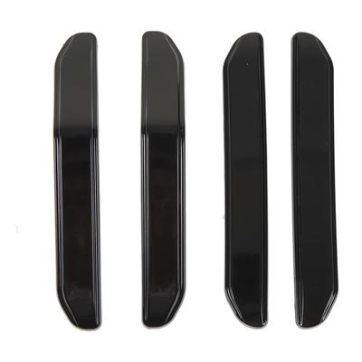 4PCS Door Edge Guards Protector Crash Proof Car Door Corner Trim Strip Replacement For Tesla Model 3 2018 To 2023 Black