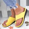 Women Sandals Casual Flip-flops Summer Shoes Woman Wedges Sandals Platform Heels Sandalias Mujer Big Toe Foot Correction Sandals