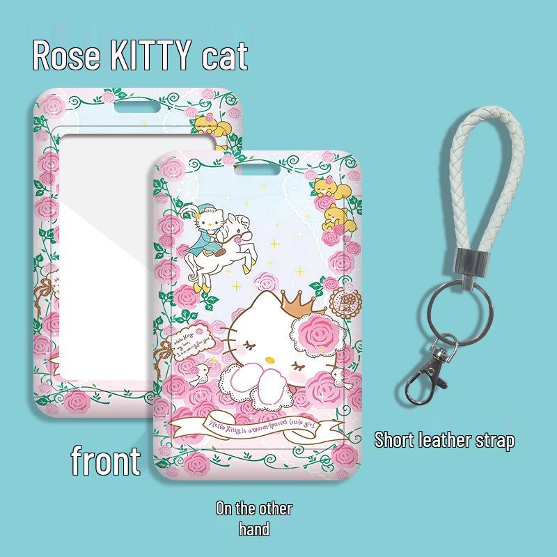 Sanrio Cartoon Student ID Card Holder - Cute Campus, Work, Bus, Subway, Meal Card Case