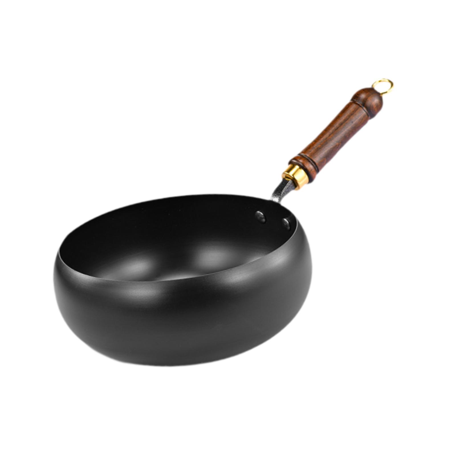 

11-дюймовая сковорода чугунный вок сковорода для кипячения индукционная плита плоское дно для дома отеля ресторана кухонная посуда