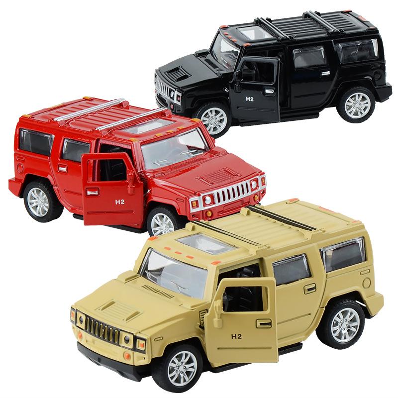 Children'S Mini Alloy Car Model Toy, Simulated Car Door Can Be Opened And Pulled Back Off-Road Vehicle Ornament