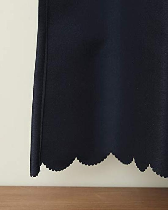 Cafe Light Complete Blackout 5346 Navy Width 190 X Length 100 1 Energy Cold Energy Thick Curtains, Wide, 100% Blocking, Fabric, Insulated, Soundproof,