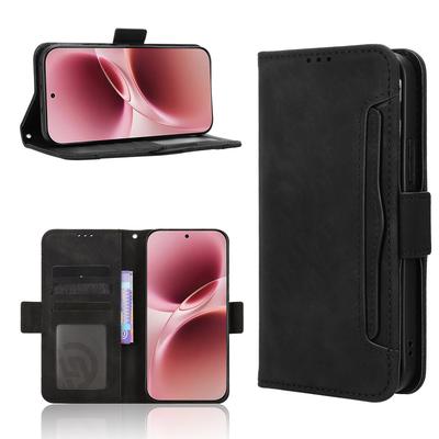 Flip Case for Vivo V70, Card Slot, Black