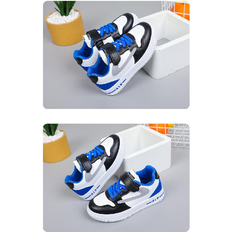 Children's Leather Panel Shoes Spring and Autumn New Boys' Sports Shoes Girls' Shoes Korean Style Student Single Shoes Casual Shoes