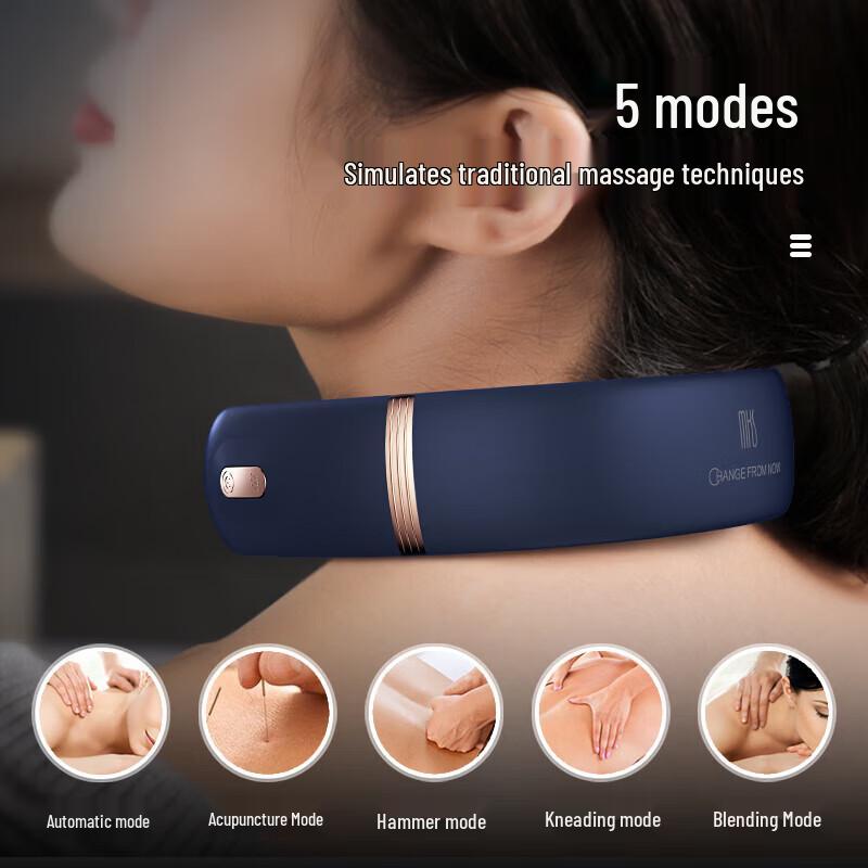 MKS Smart Neck Massager with Heat and Pulse Therapy
