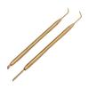 2pcs Eyelash Lift Separator Tools Double Headed Stainless Steel Lash Separation Rod with Comb