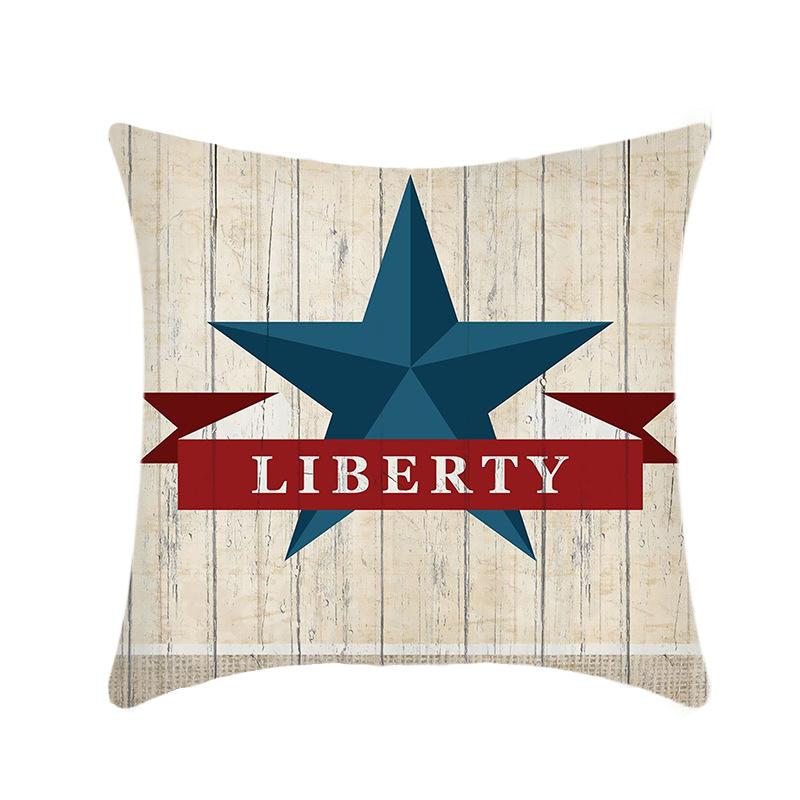 New Style Pillow Statue of Liberty Bald Eagle Printed Plush Sofa Pillow