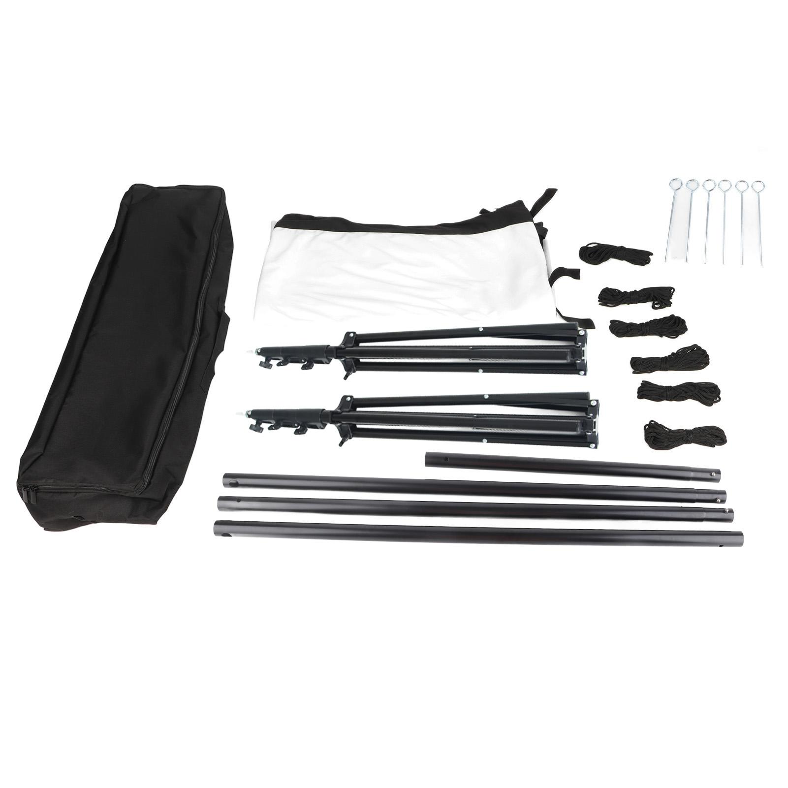 

Проекционный экран 120 дюймов 16:9 Проекционный экран с двойным штативом для домашнего офиса, класса, вечеринки