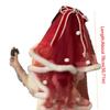 Bowknot Long Velvet Bow Veil Heart Christmas Hair Clip Premium Wedding veil  Wedding
