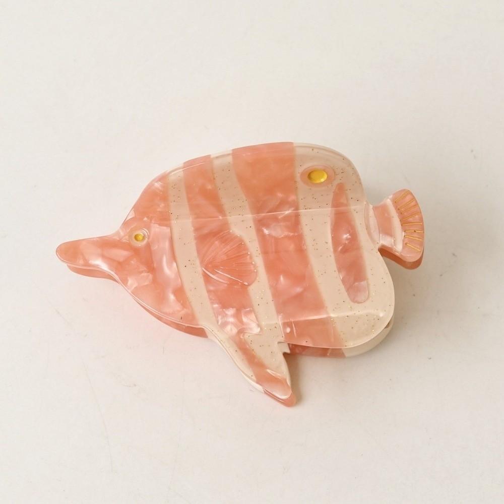 Non Slip Hair Claw Clip Unique Design Colorful Marine Hairpin Goldfish Shape Cute Style Acetate Hair Clips for Women Girls