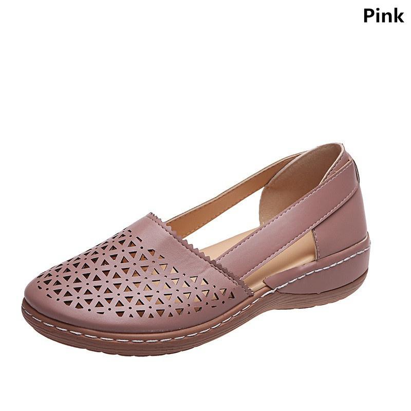 Женские модные сандалии на танкетке — фото 9