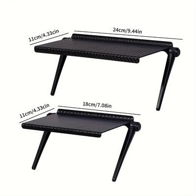 TV Screen Top Storage Shelf Adjustable Computer Monitor Desktop Screen Top Storage Rack Router Shelf Rack Home Organizer