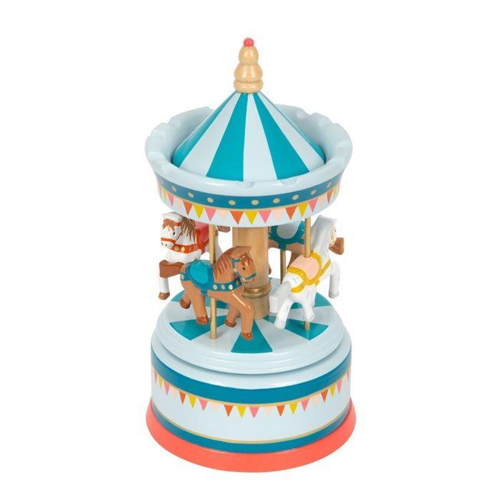 Small foot company - Boîte à musique carrousel à chevaux - LEGLER