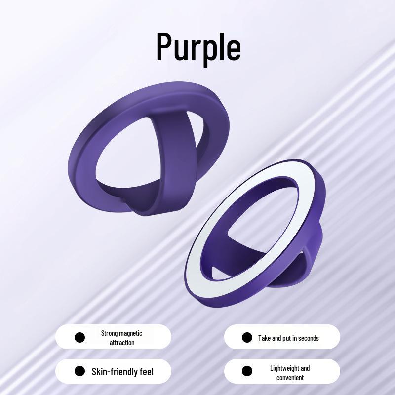 Apple iPhone 15 3D Silicone Magnetic Ring Stand & Finger Grip Cover