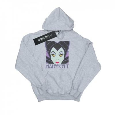 Womens/Ladies Maleficent Cropped Head Hoodie