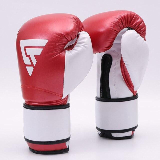 Cheap ZTTY Boxing Gloves Women Training PU Sanda Kickboxing Mitts Muay