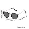 Ruiao Retro Round Sunglasses Women Luxury Classic Brand Designer Sun Glasses Fashion Black UV400 Sun Shades