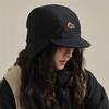 Trendy casual versatile retro simple cold ear protection hat waterproof windproof outdoor snow hat