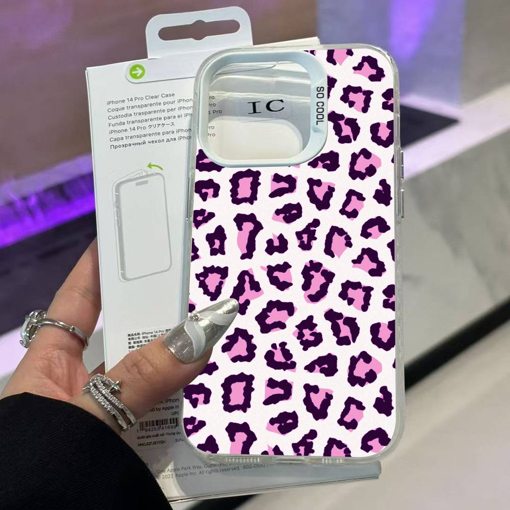 Sexy Leopard Print Phone Case For IPhone 17 16 15 14 13 12 Mini 11 8 7 Pro Max Plus Colorful Phone Case
