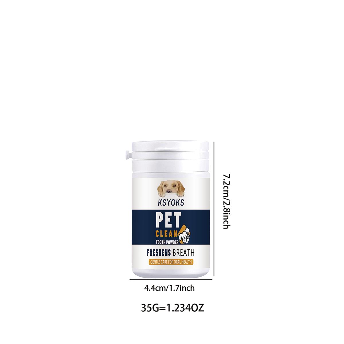 

Длительное использование зубного порошка для домашних животных может уменьшить пигментацию, улучшить внешний вид зубов, сделать детские зубы более яркими 35g