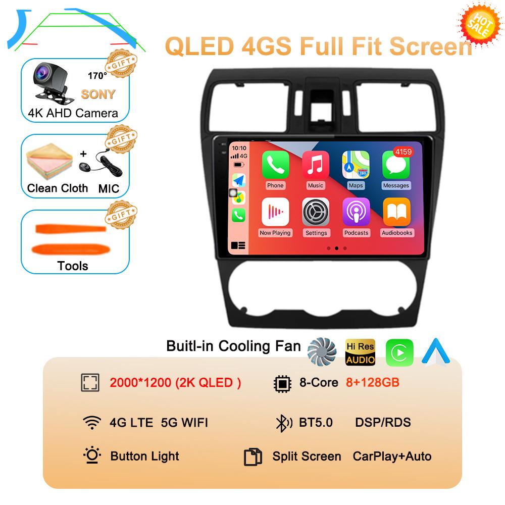 Android 14 Car Stereo Radio For Subaru Forester 4 SJ XV 2012-2015 4G Multimedia Video Player Navigation GPS Carplay 360 Camera