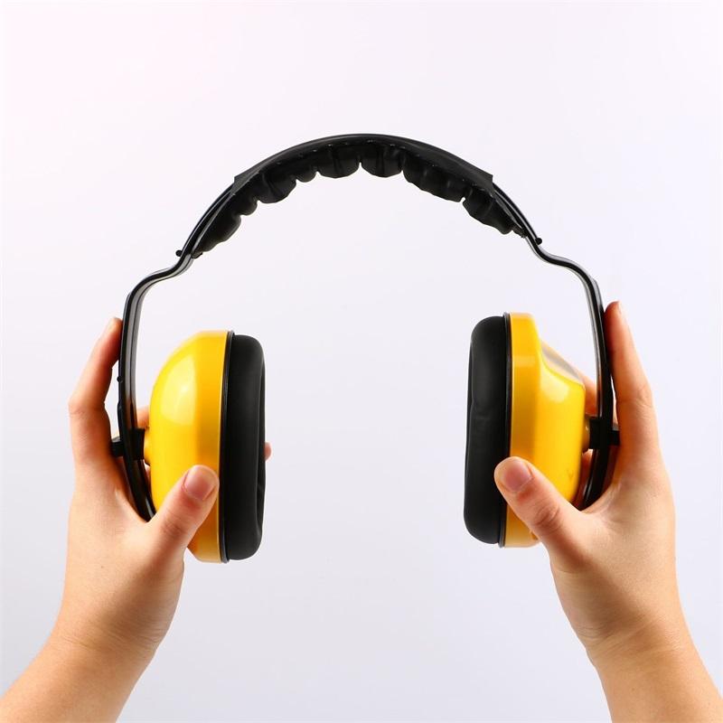 Noise Reduction Safety Ear Muffs 29dB NRR Telescopic Adjustable Synthetic Foam Noise Cancelling Ear Muffs