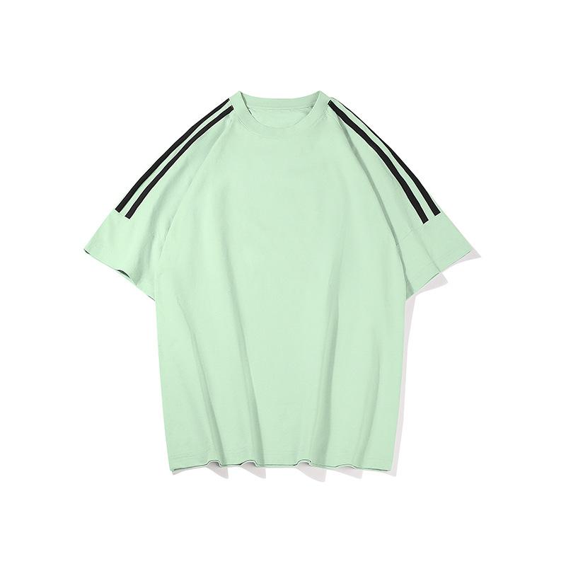 Solid-Color Crew-Neck Short-Sleeve T-Shirt Summer Men's Casual Versatile High-End Fashionable Top