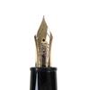 Very Good MONTBLANC Fountain Pen Meisterstück 147 Traveler Black Gold 14K Mens Used
