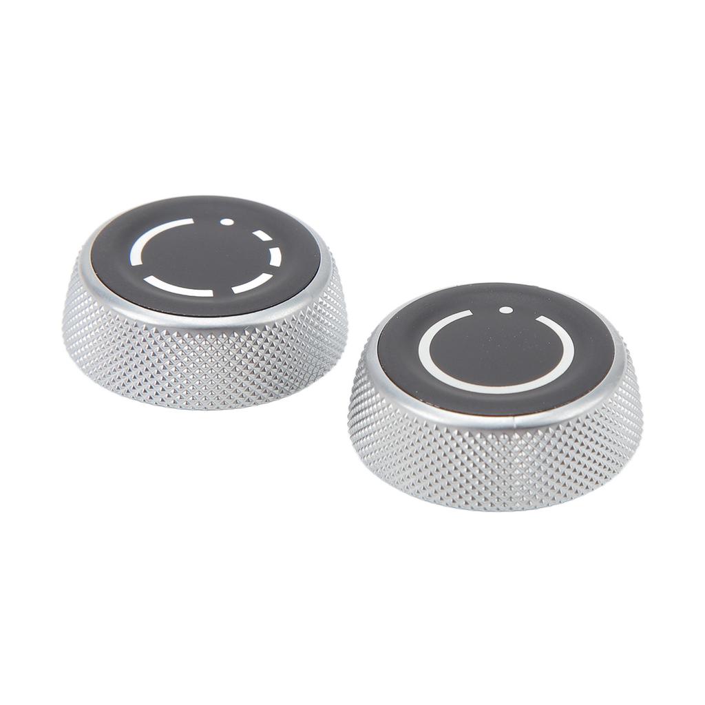 1Pair Radio Volume Control Knob Left Right Sensitive Durable Multimedia Volume Knob Caps Replacement for Boxster Cayman