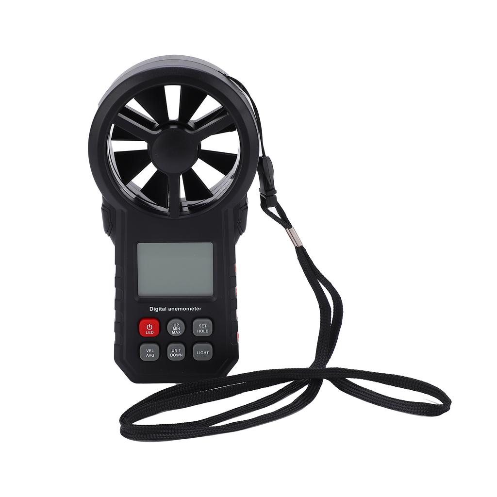 MS6252A Anemometer Tragbares Windgeschwindigkeitsmessgerät Tester Messgerät mit Windmengenmessung