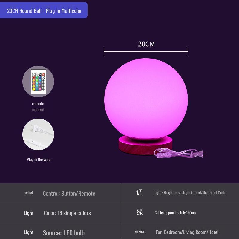 Kablosuz Uzaktan Kumandalı Renk Değiştiren Yatak Odası Ambiyans Işığı