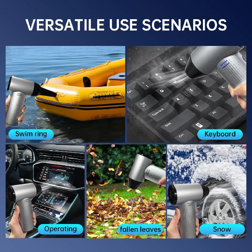 X7 Violent Blower Wind Speed 45m/s Brushless Motor 40mm Turbo Jet Fan With 1 Nozzles Dust Blowing Keyboard Cleaning Air Blower