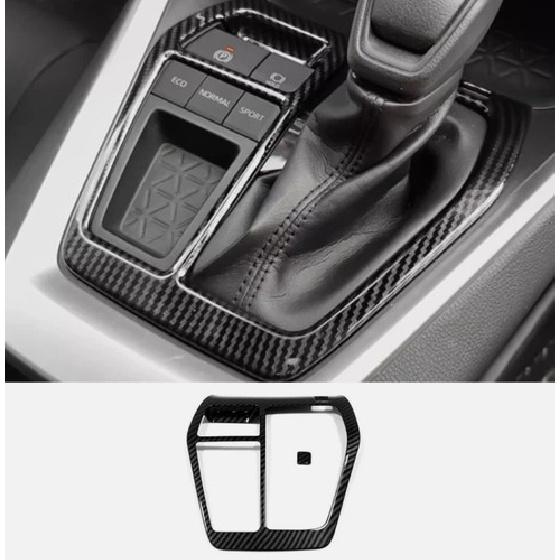 Carbon Fiber Gear Shift Panel Cover Trim For Toyota RAV4 -2025