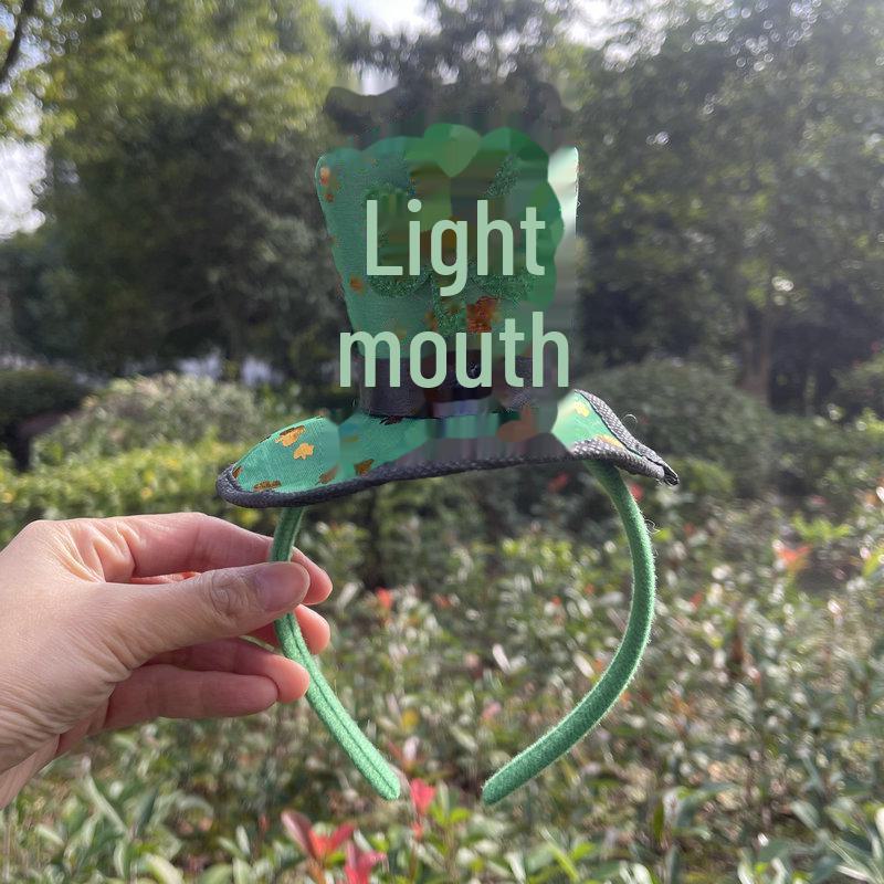 Shamrock Sequin Green Bow Headband for St. Patrick's Day