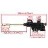 LINGQI RACING Motorcycle Foot Hydraulic Rear Brake Master Cylinder Pump For 110cc 125cc 150cc 250cc Dirt Pit Bike ATV Off Road