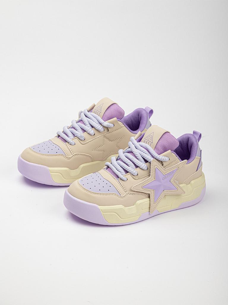 New Star Couple Design Aesthetic Bread Shoes Women Men 2024 Leisure Sports Board Shoes Y2k Student Fashion Versatile Sneakers